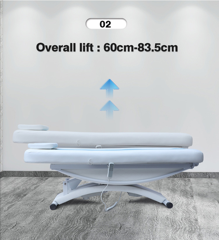 Luxury White and Pink Electric Lift Adjustable Massage Table Manufacturers, Luxury White and Pink Electric Lift Adjustable Massage Table Factory, Supply Luxury White and Pink Electric Lift Adjustable Massage Table