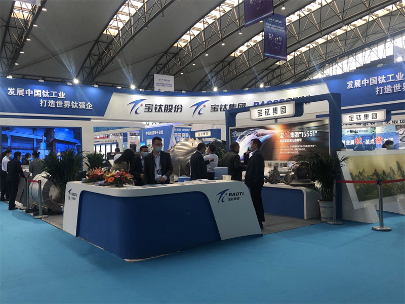 La mostra del titanio a Baoji nel 2021