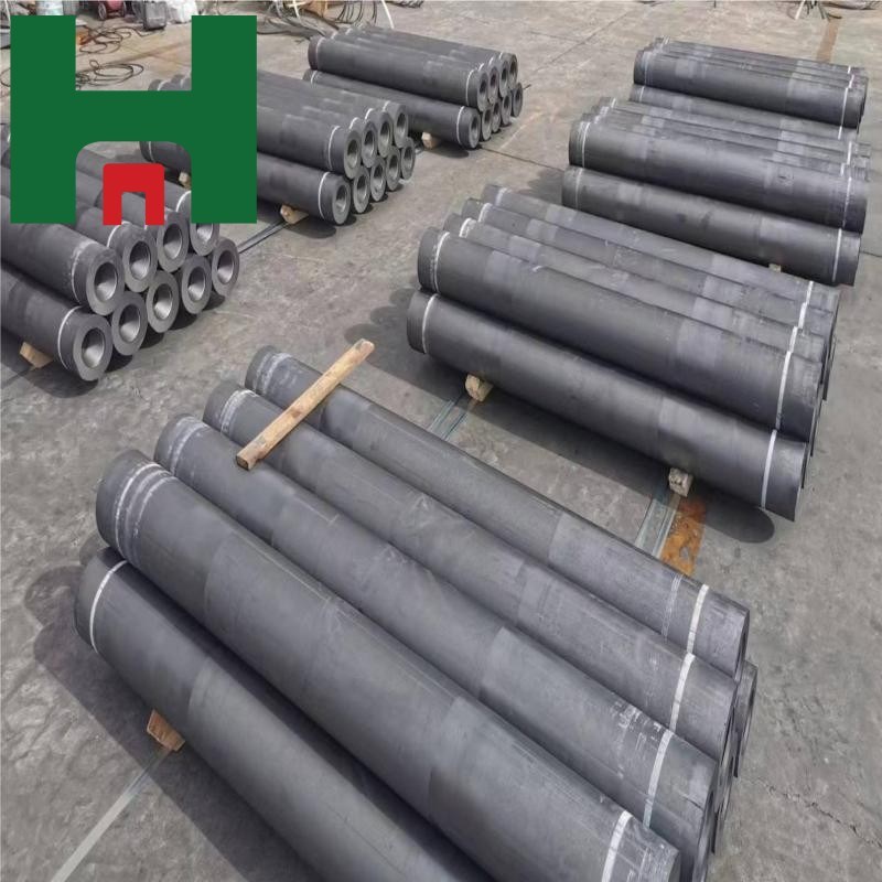 Steel Casting HP Extruded Carbon Graphite Electrode with Nipples