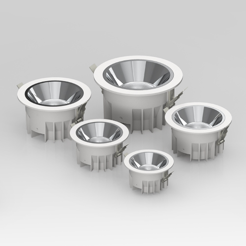LED COB antirreflexo embutido downlight 10-50W