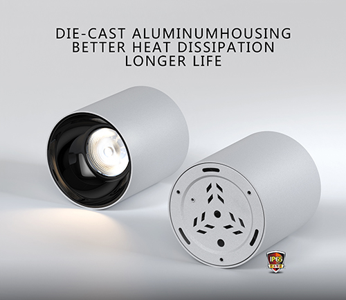 IP65 Waterproof Outdoor Surface Mounted Downlight
