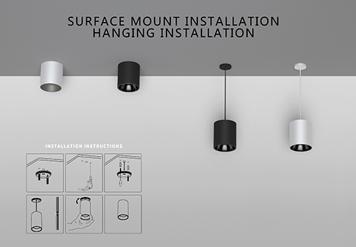 led surface mount downlight