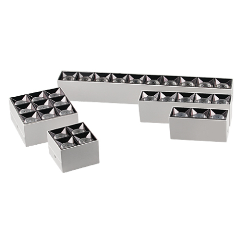 Lumina de plafon liniară LED montată pe suprafață modernă