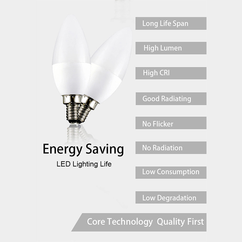 6w e14 led bulb