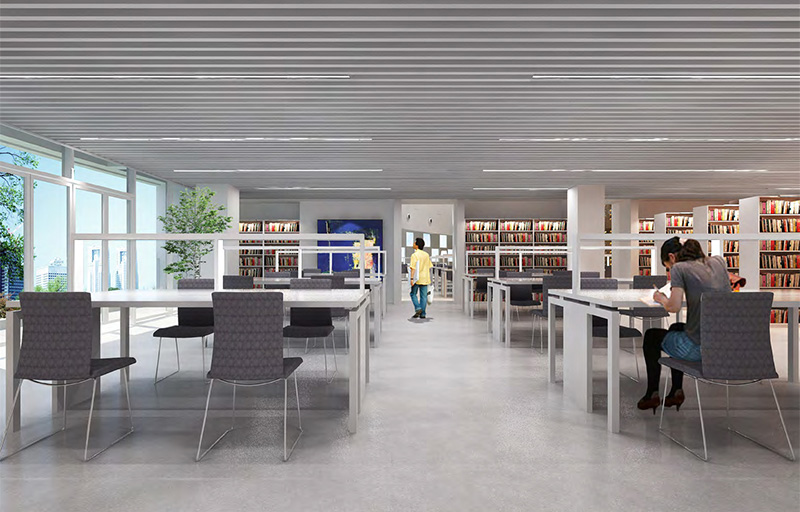 Library Of Guangdong Hotel Management Technology College