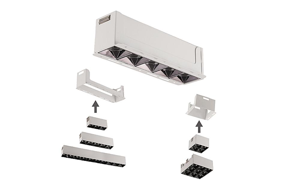 LED Frameless Wall Mounted Linear Light