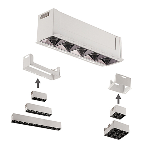 Lumière linéaire murale sans cadre à DEL