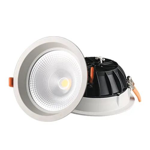 What is the difference between LED recessed downlights and flat downlights?