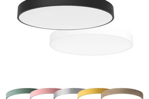 What should be the distance between two ceiling LED lights?
