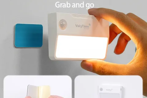 How often does a 600mAh rechargeable sensor night light need to be recharged?