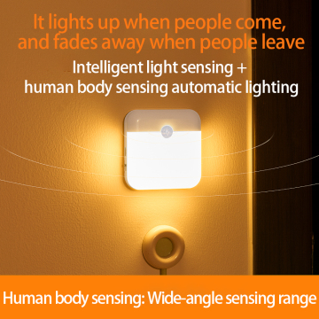 Motion Sensor LED Night Light,Ideal Nightlight for Kids Adults