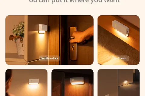 How to install LED motion sensor light under the cabinet?