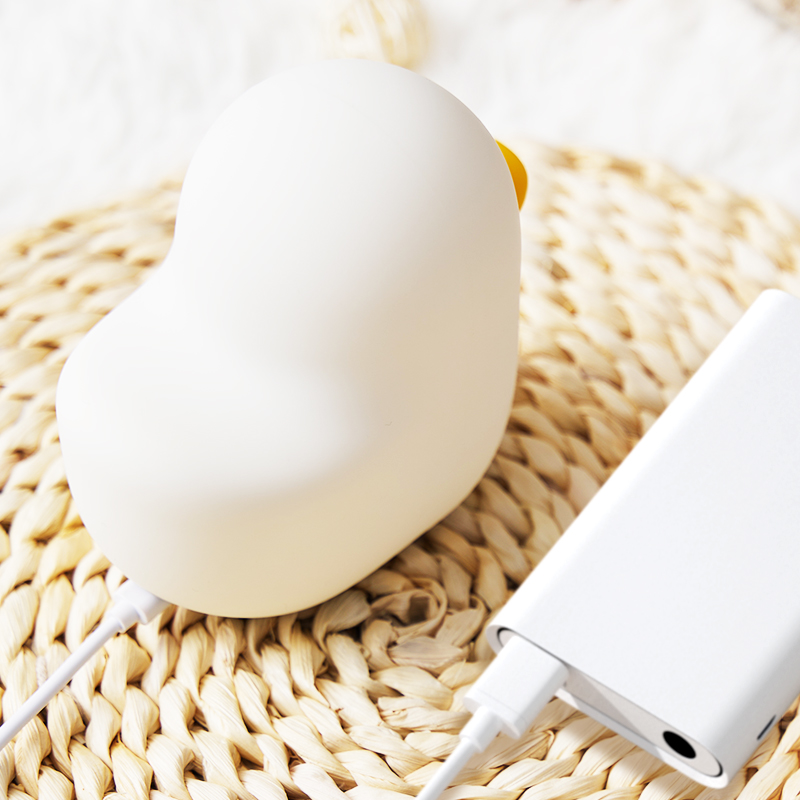 Ducky Silicone Night Light, Soft Glow Night Light for Kids Room