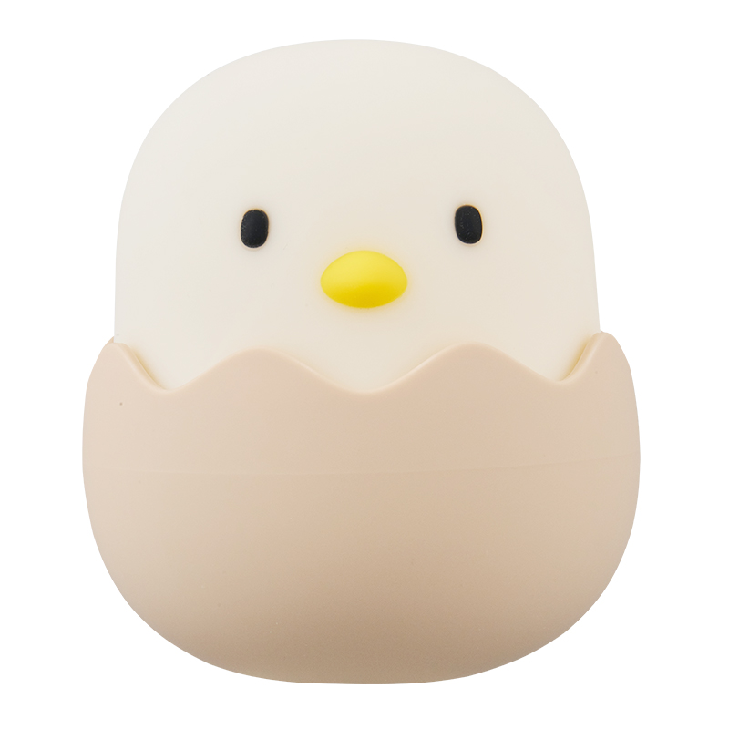 Eggshell Chick Silicone Night Light, Rechargeable Baby Night Lamp