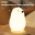 Polar Bear Silicone Night Light, Warm Light for Nursery & Bedroom