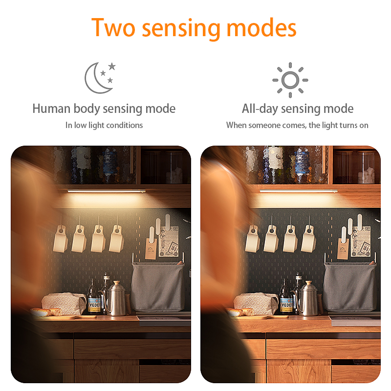 Motion Sensor LED Night Light, Ideal for Kitchen, Bathroom, and Hallway Lighting