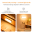 Motion Sensor LED Night Light, Rechargeable Adjustable Light for Cabinets, Closets, and Hallways