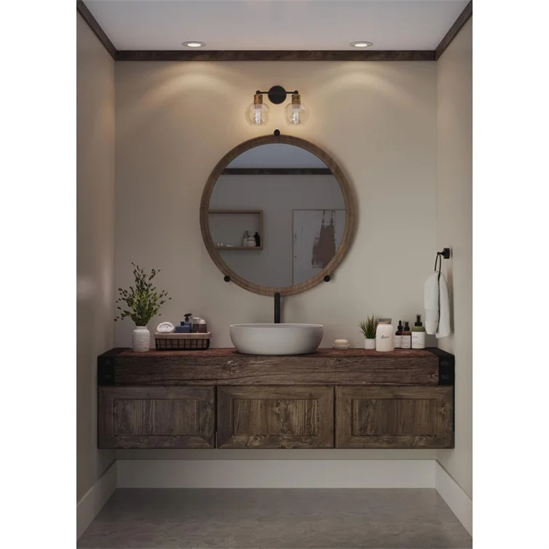 Bathroom Light Fixtures, 3-Light Bathroom Vanity, Gold Finish