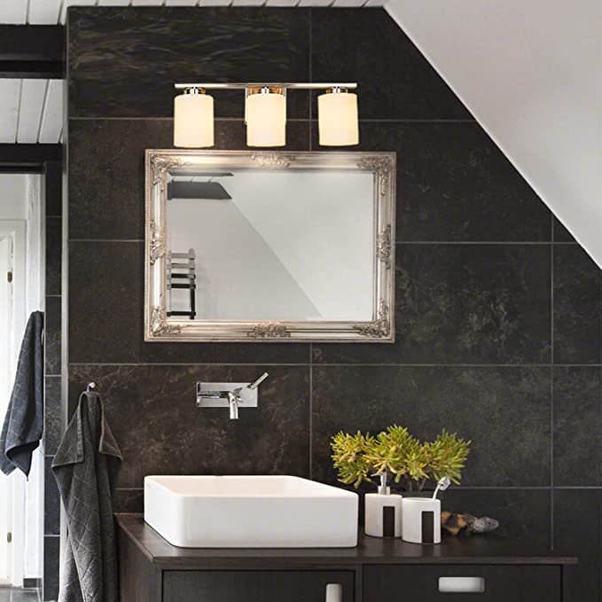 4-Light Bathroom Vanity Light, Modern Wall Sconce for Mirror& Bedroom