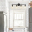 Stylish 4-Light Vanity Light, Modern Bathroom Wall Sconce
