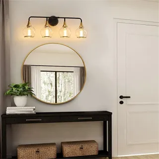 Elegant 4-Light Bathroom Vanity Light