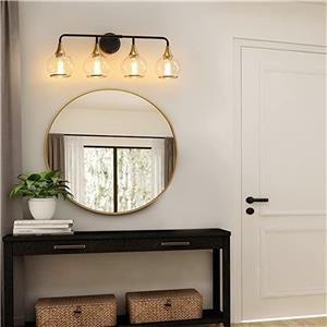 Elegant 4-Light Bathroom Vanity Light
