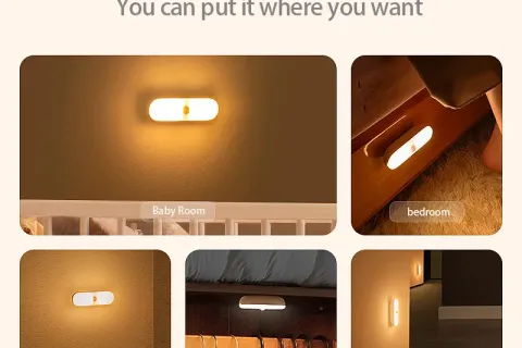 Can you put tape on the led motion sensor night light?