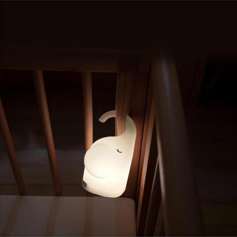 Silicone Elephant Night Light for Kids, Soft Animal Light for Nursery