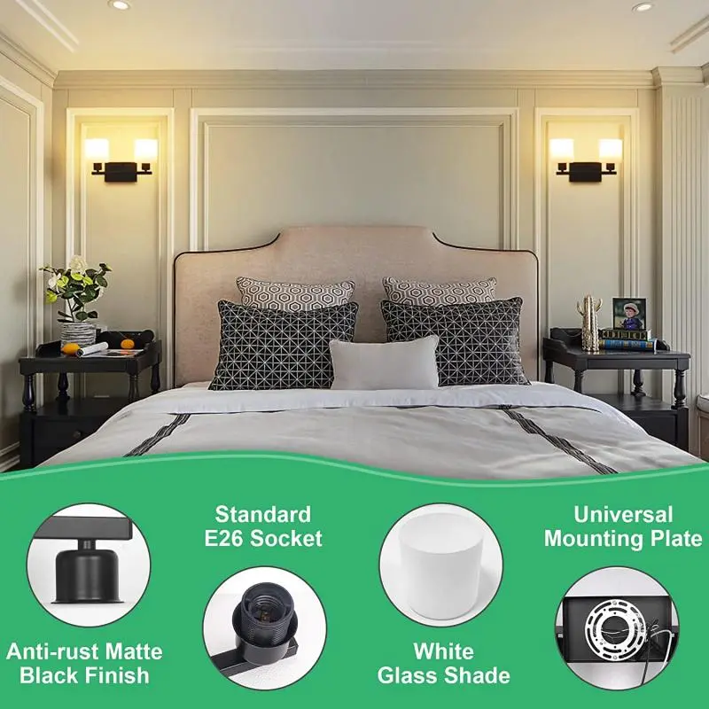 Should a vanity wall light be hung above a mirror?