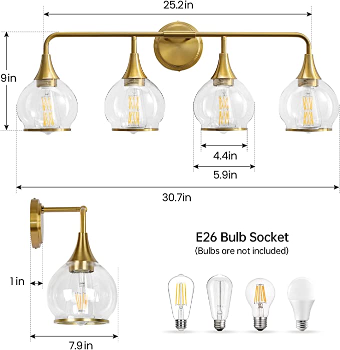 LED wall light