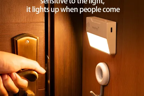 What is the optimal sensitivity of motion sensor night light?