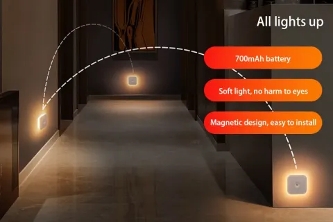 What is the best height for motion sensor stair lights?