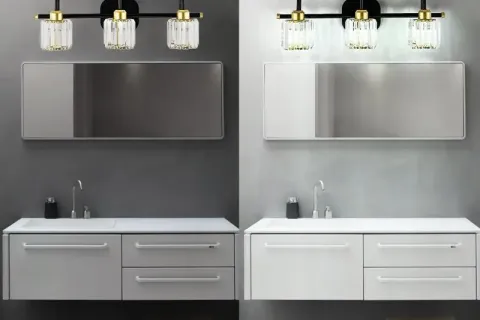 梳妆台壁灯朝上还是朝下比较好？