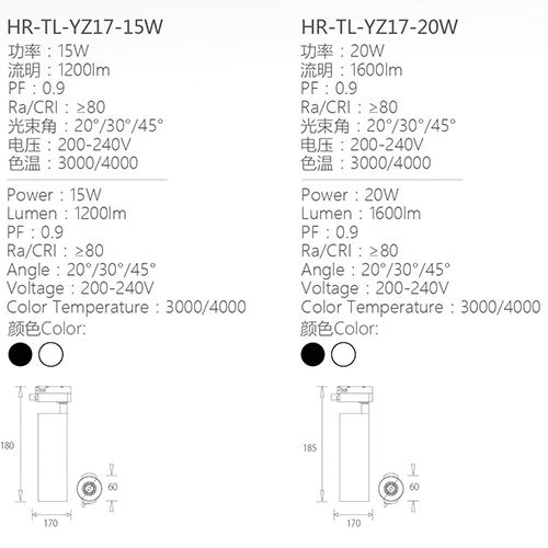led track lighting fixtures