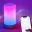 RGB Bluetooth Table Lamp with Speaker - Color-Changing LED Night Light, Gaming & Party Mood Light