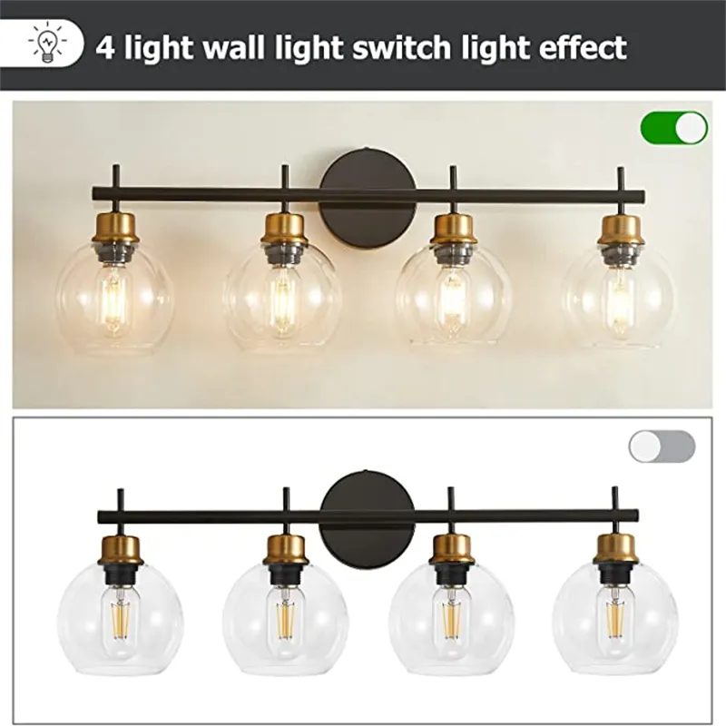 LED wall light fixture