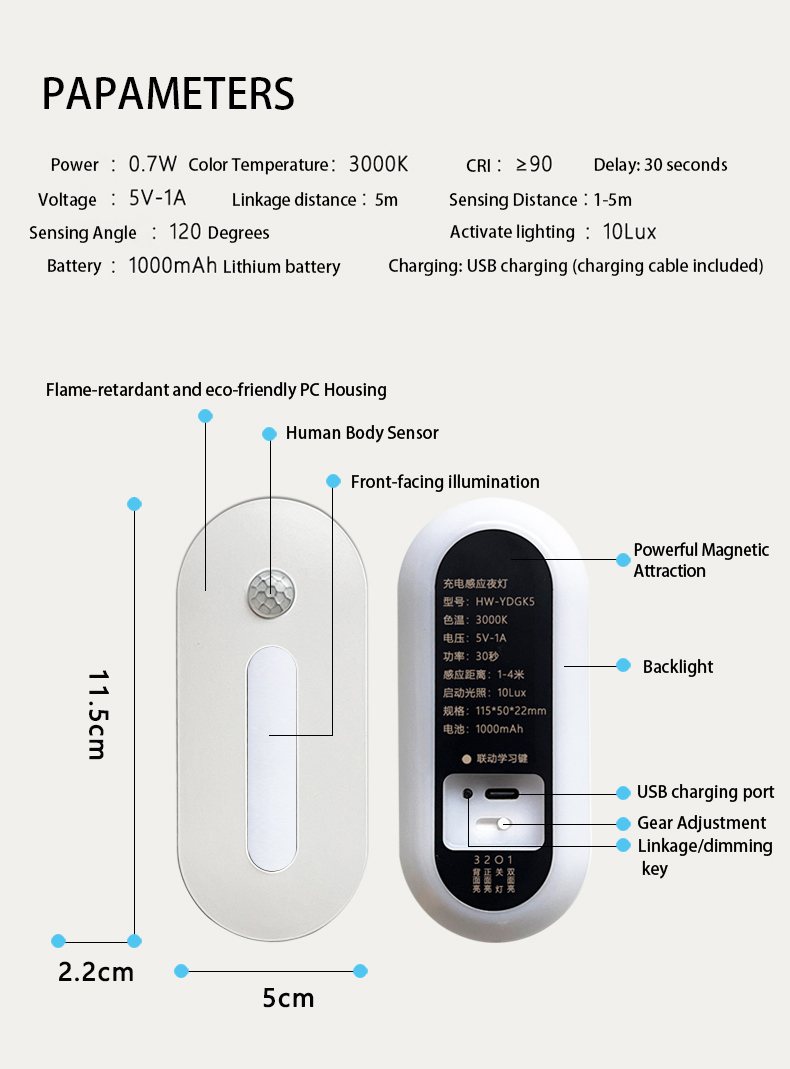 Motion Sensor Night light