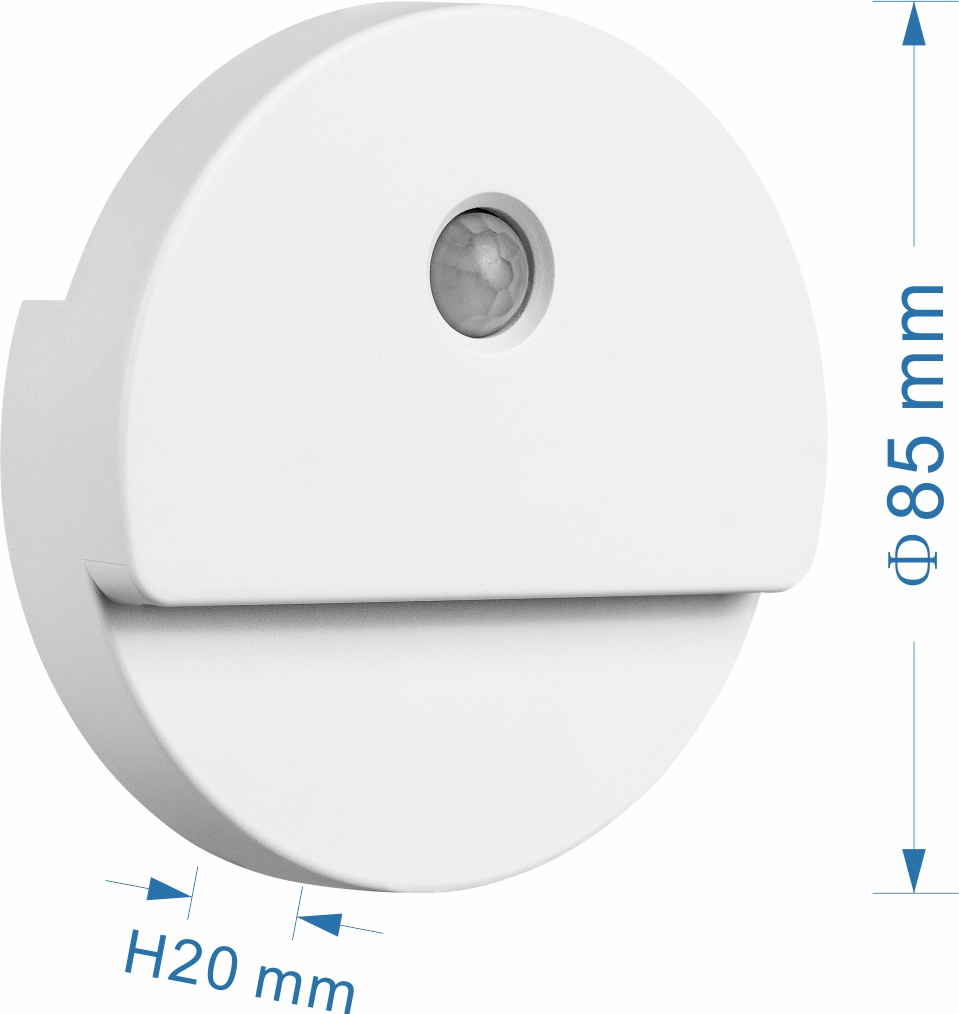 Dual-sided Illumination Adjustable LED Motion Sensor Night Light–Illuminate Up & Down & Energy-Saving