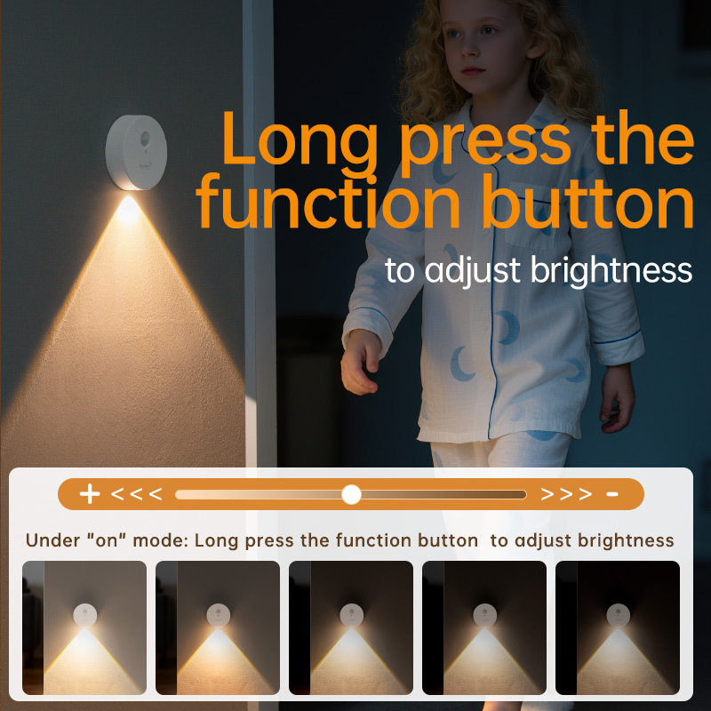 LED Mini Lens Dimmable & Color-Tunable Motion Sensor Night Light