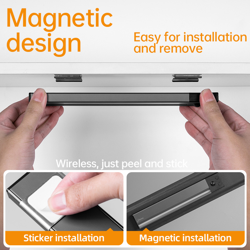 Smart Induction Portable LED Under Cabinet Light for Modern Home