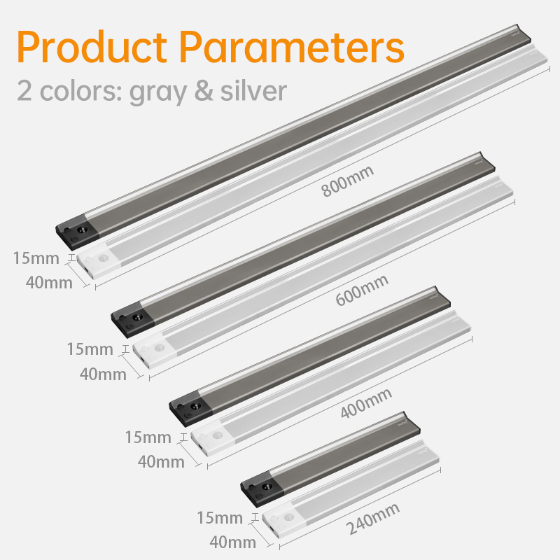 Smart Induction Portable LED Under Cabinet Light for Modern Home