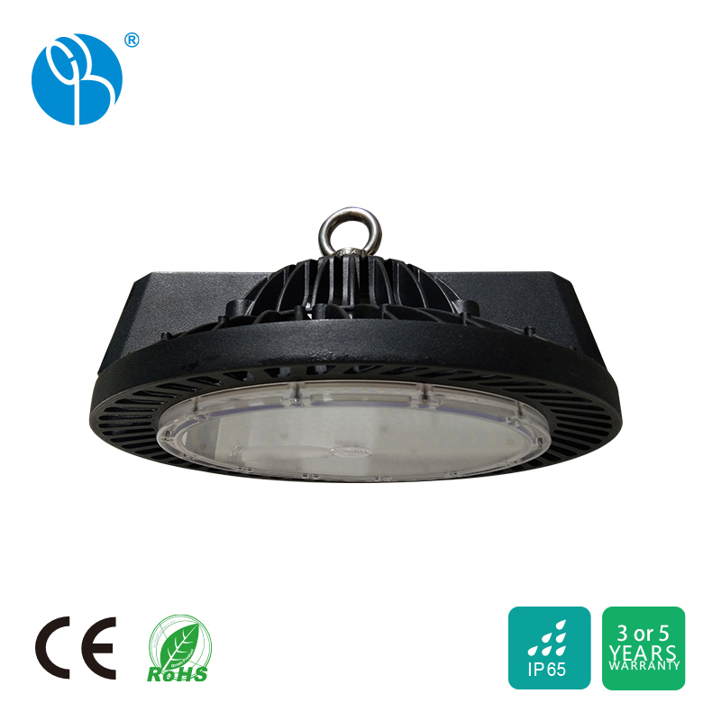 150W UFO LED High Bay light UA9 Series 190Lm/W Philips LEDs and Meanwell  drivers IK10/IP65 for Warehouses and Supermarkets - Haichang Optotech