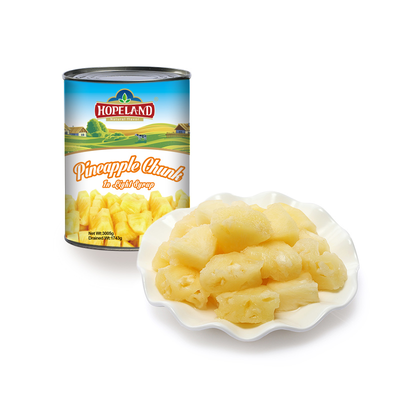 Canned Pineapple Chunks In Syrup Factory