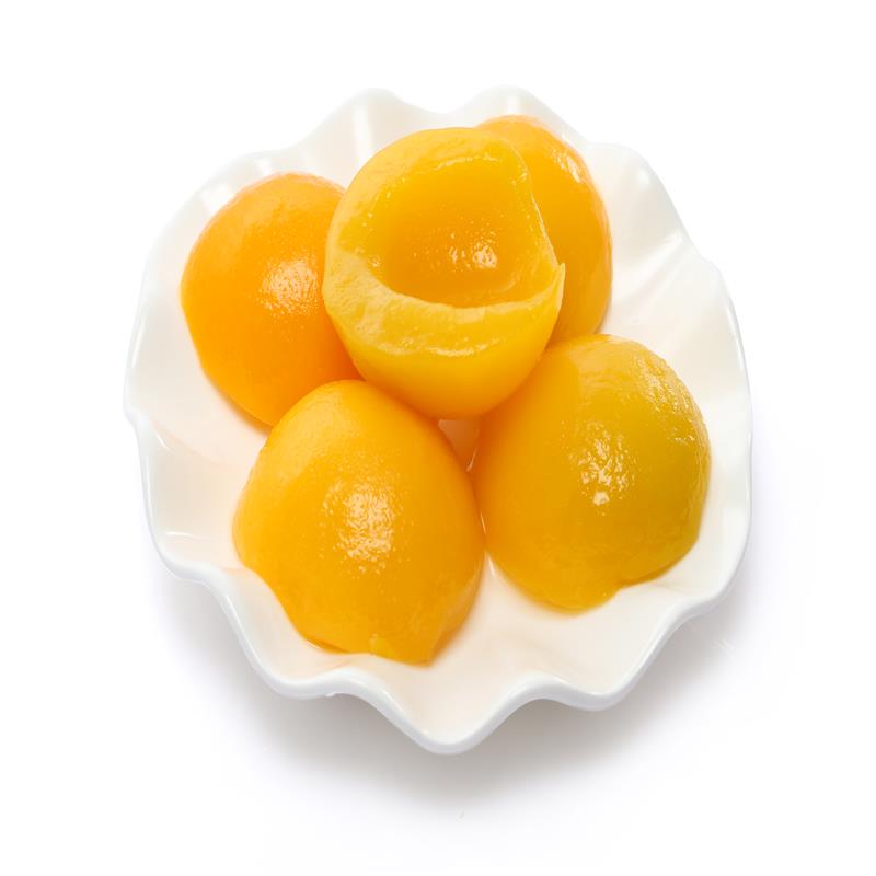 Canned Yellow Peaches Halves In Light Syrup