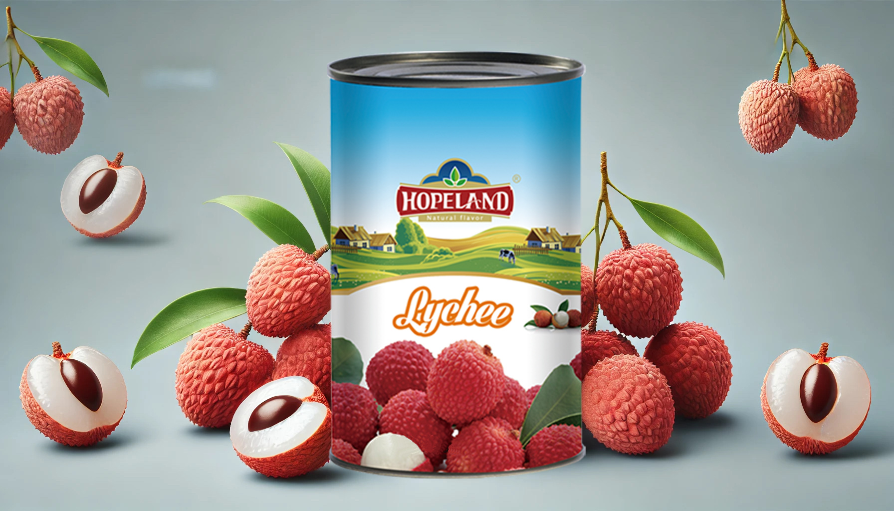 Canned lychee