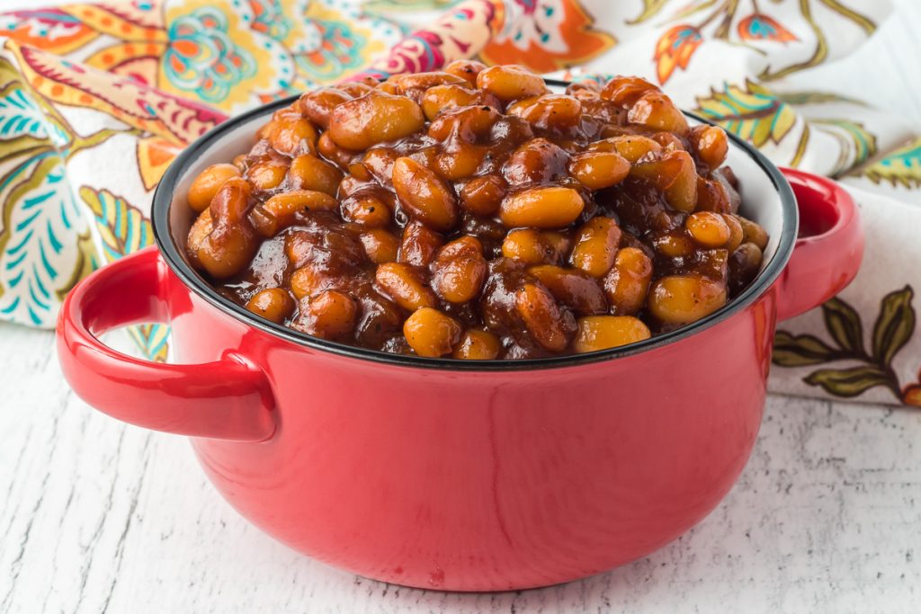 Canned baked beans