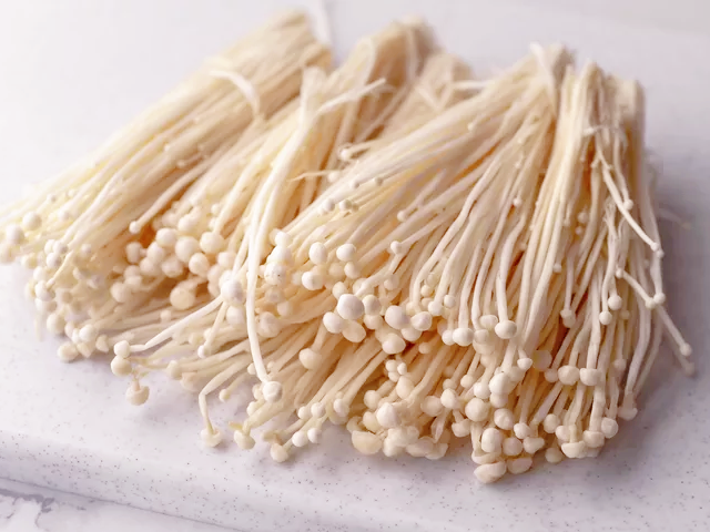 Canned Enoki Mushrooms