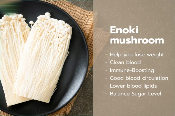 Canned Enoki Mushrooms