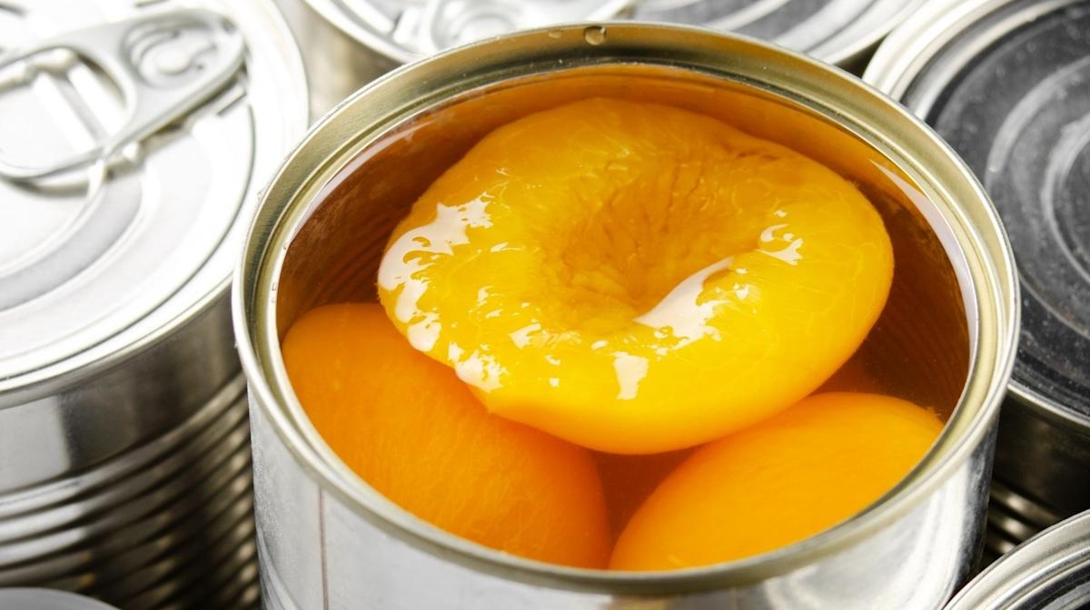 Canned Yellow Peaches