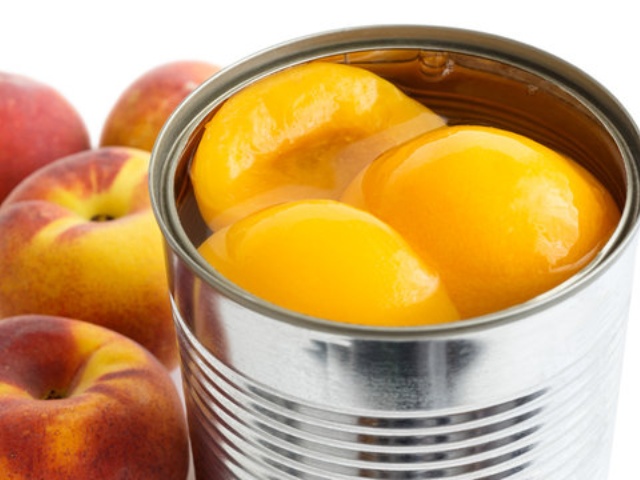 Canned Yellow Peaches